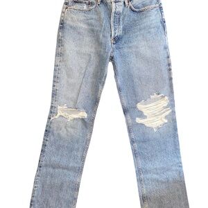 AGOLDE Lana Jean Mid Rise Vintage Straight Jeans